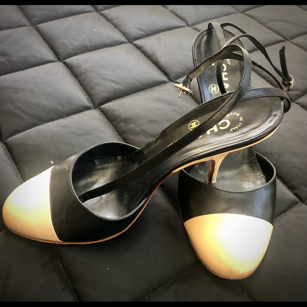 Chanel sling-back heels - size 38